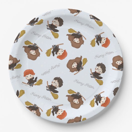 Magical HARRY POTTER™ und Hogwarts zum Geburtstag Pappteller (Vorderseite)