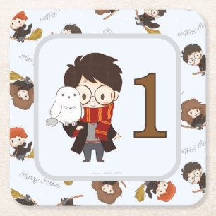 Magical HARRY POTTER™ und Hogwarts zum Geburtstag Rechteckiger Pappuntersetzer
