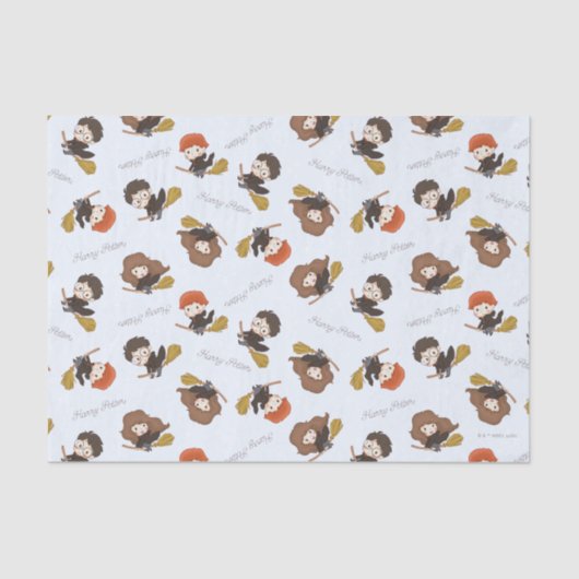 Magical HARRY POTTER™ und Hogwarts zum Geburtstag Seidenpapier (Vorderseite)