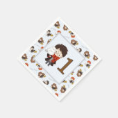 Magical HARRY POTTER™ und Hogwarts zum Geburtstag Serviette (Ecke)