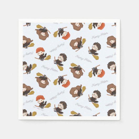 Magical HARRY POTTER™ und Hogwarts zum Geburtstag Serviette (Vorderseite)