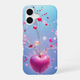 Magical Heart - Sparkling Love Tree Phone Case iPhone 16 Hülle