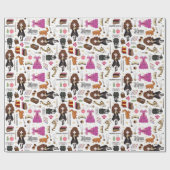 Magical Hermione Granger Watercolor Geschenkpapier (Flach)