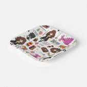 Magical Hermione Granger Watercolor Pappteller (Gewinkelt)