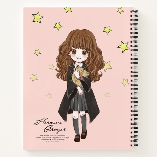 Magical Hermione Granger Zeichnend Notizblock (Rückseite)