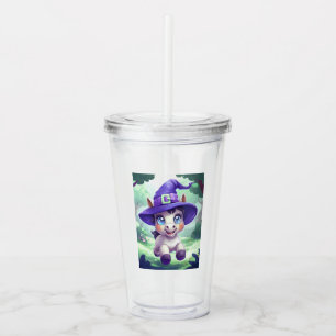 Magical Hexe Pony Fantasy Acryltrinkbecher