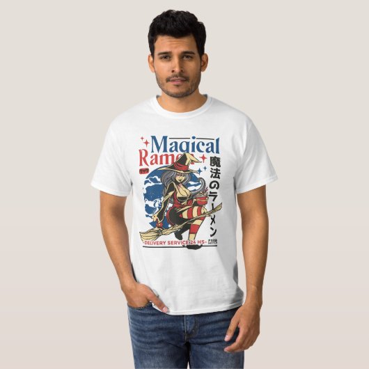 Magical Hexe Ramen Delivery Service T - Shirt (Vorne ganz)