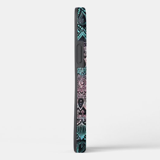 Magical Holographic Mandala Glitzer Sparks Design Case-Mate iPhone Hülle (Rückseite / Rechts)