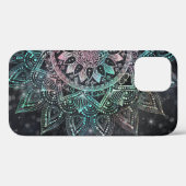 Magical Holographic Mandala Glitzer Sparks Design Case-Mate iPhone Hülle (Rückseite (Horizontal))