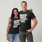 Magical Horned Security Force Funny Halloween T-Shirt (Unisex)