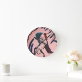 Magical Horse Round Pillow Runde Wanduhr (Zuhause)