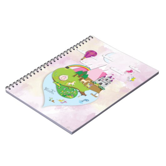 Magical Imaging Island Notebook Notizblock (Linke Seite)