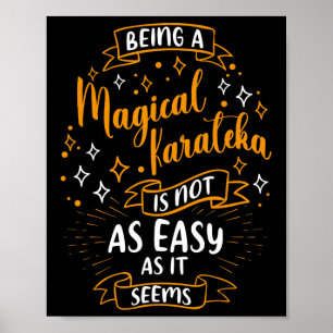 Magical Karateka - Weihnachten Karateka Karate Wom Poster