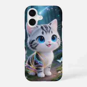 Magical Kawaii Cat Phone Case iPhone 16 Hülle