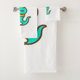 Magical Kawaii Djinn - Neon Spirit Badhandtuch Set