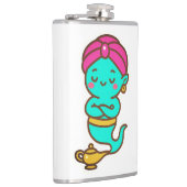 Magical Kawaii Djinn - Neon Spirit Flachmann (Rechts)