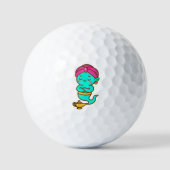 Magical Kawaii Djinn - Neon Spirit Golfball (Vorderseite)