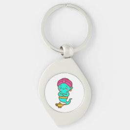 Magical Kawaii Djinn - Neon Spirit Schlüsselanhänger