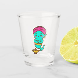 Magical Kawaii Djinn - Neon Spirit Schnapsglas