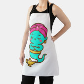 Magical Kawaii Djinn - Neon Spirit Schürze (InSitu)