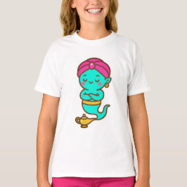 Magical Kawaii Djinn - Neon Spirit T-Shirt