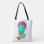 Magical Kawaii Djinn - Neon Spirit Tasche (Rückseite)