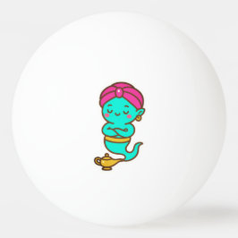Magical Kawaii Djinn - Neon Spirit Tischtennisball