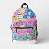 Magical Kawaii School Backpack Bedruckter Rucksack (Vorderseite)