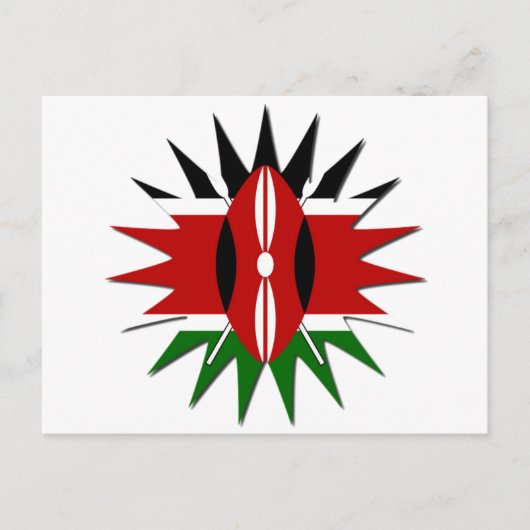 Magical Kenya feiert Welttourismus-Tag 🇰 🇪 Postkarte (Vorderseite)