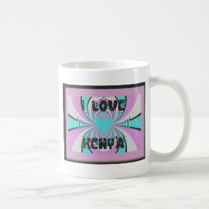 Magical Kenya: Ich LIEBE KENYA Kaffeetasse