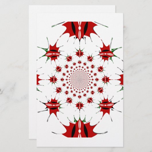 Magical Kenya: Kaleidoskop Kultur Identität 🇰 🇪 Briefpapier (Vorne/Hinten)