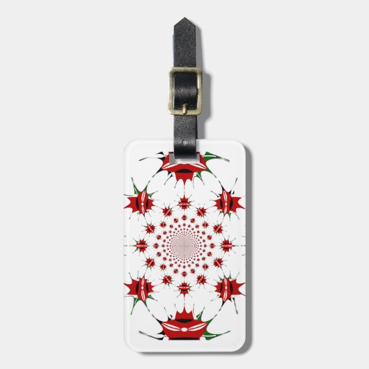 Magical Kenya: Kaleidoskop Kultur Identität 🇰 🇪 Gepäckanhänger (Vorderseite vertikal)