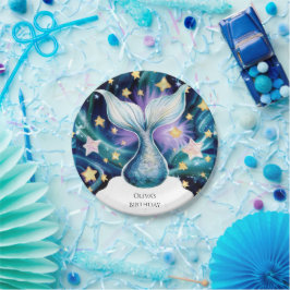 Magical Kids Mermaid Birthday Pappteller