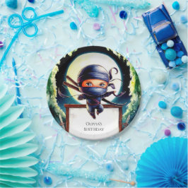 Magical Kids Ninja Geburtstag Pappteller