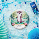 Magical Kids Otter Birthday Pappteller<br><div class="desc">Servieren Sie Ihre Party-Leckereien mit einer Touch von Verzauberung mit unseren "Magical Kids Otter Birthday" Papier-Tellern. Diese robusten Teller verfügen über eine bezaubernde Otter-Grafik und skurrile Designelemente, die eine magische Touch in Ihre Tischeinstellung einfügen. Diese Teller sind perfekt geeignet, um Kuchen, Snacks oder eine vollständige Mahlzeit zu servieren. Sie sind...</div>