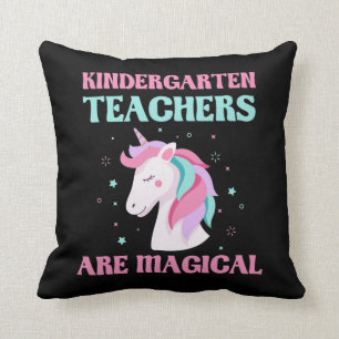 Magical Kindergarten Lehrer Unicorn Bildung Kissen