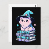 Magical Kitty Sorcerer Postkarte (Vorne/Hinten)