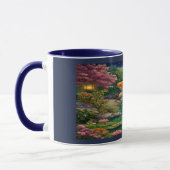 Magical Koi Fish Zen Garden Night Mug Tasse (Links)