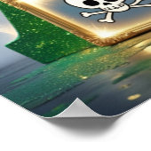 Magical Letter X Wall Art Poster for Kids Room (Ecke)