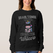 Magical Like A Unicorn Brain Tumor Awareness Sweatshirt (Vorderseite)