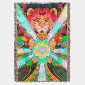 Magical Lion Decke (Vorderseite Vertikal)