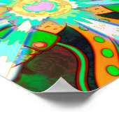 Magical Lion Poster (Ecke)