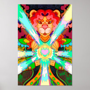 Magical Lion Poster