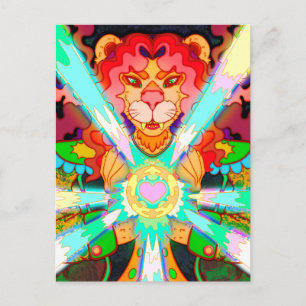 Magical Lion Postkarte