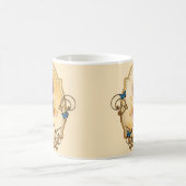 Magical Little Girl Lesen eines Buches Kaffeetasse (Mittel)