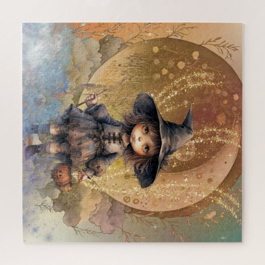 Magical Little Witch Jigsaw Puzzle (Horizontal)