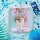Magical Llamacorn Happy Birthday Pappteller (Party)