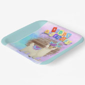 Magical Llamacorn Happy Birthday Pappteller (Gewinkelt)