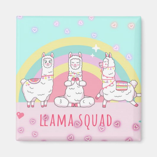Magical Llamas Magnet (Vorne)