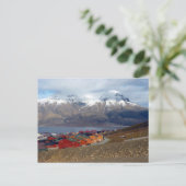 Magical Longyearbyen, Svalbard Postkarte (Stehend Vorderseite)